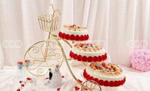 自行车蛋糕,生日聚会,婚礼蛋糕大气